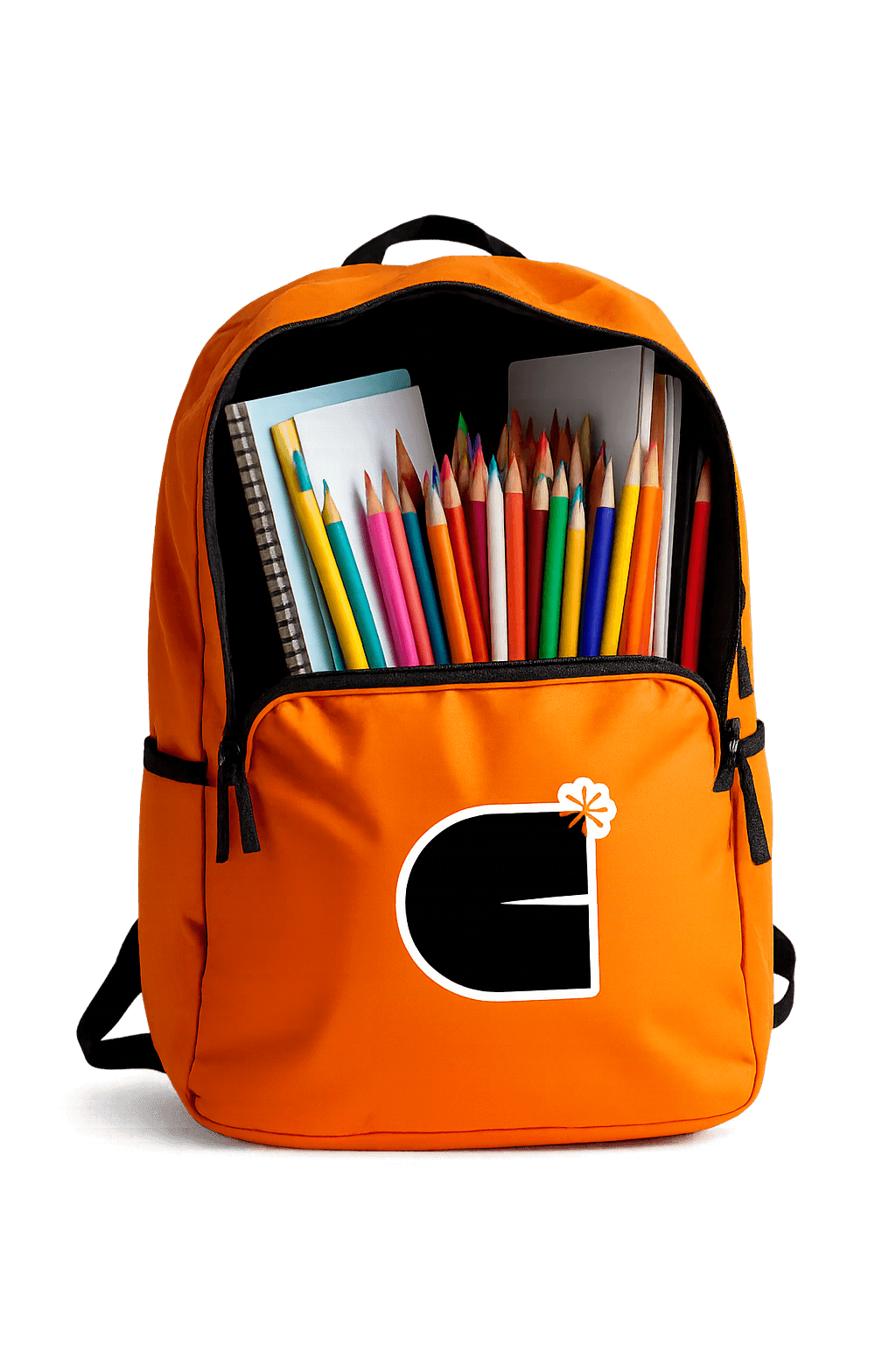 Mochila con útiles escolares